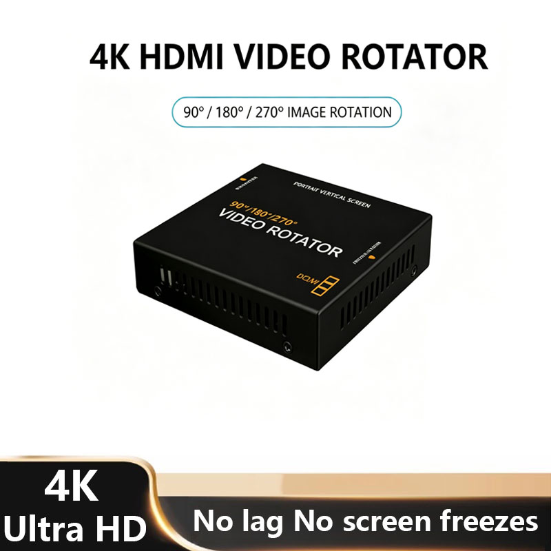 Home Cinema Video Processor - Rotateur vidéo HDMI 4K 90 180