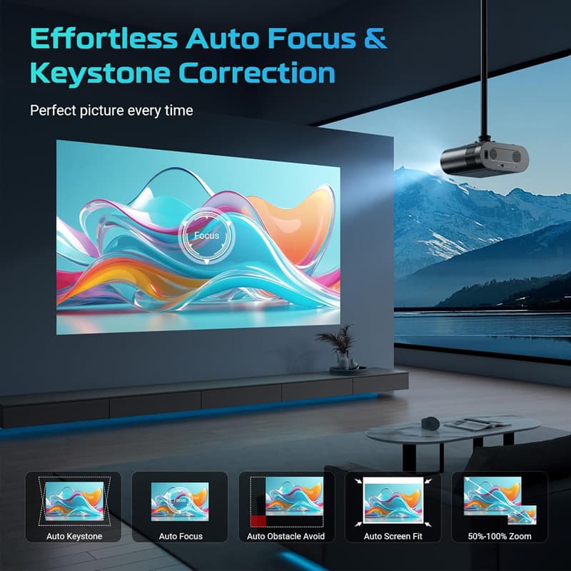Projecteur 4K 1000 ANSI Lumens - Home Cinema Setup avis et prix