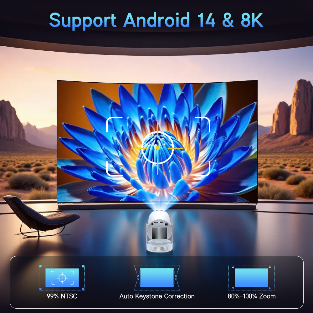 Projecteur Magcubic Android 14 - Home Cinema Setup avis et prix