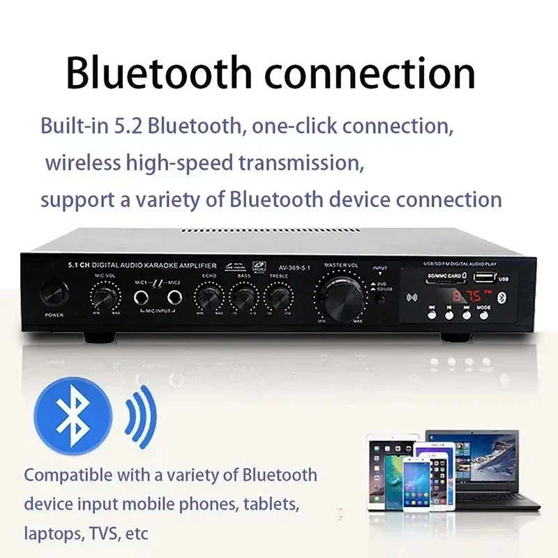 AV-369BT Bluetooth 5.1 haut-pa - Home Cinema Onkyo 5.1 avis et prix