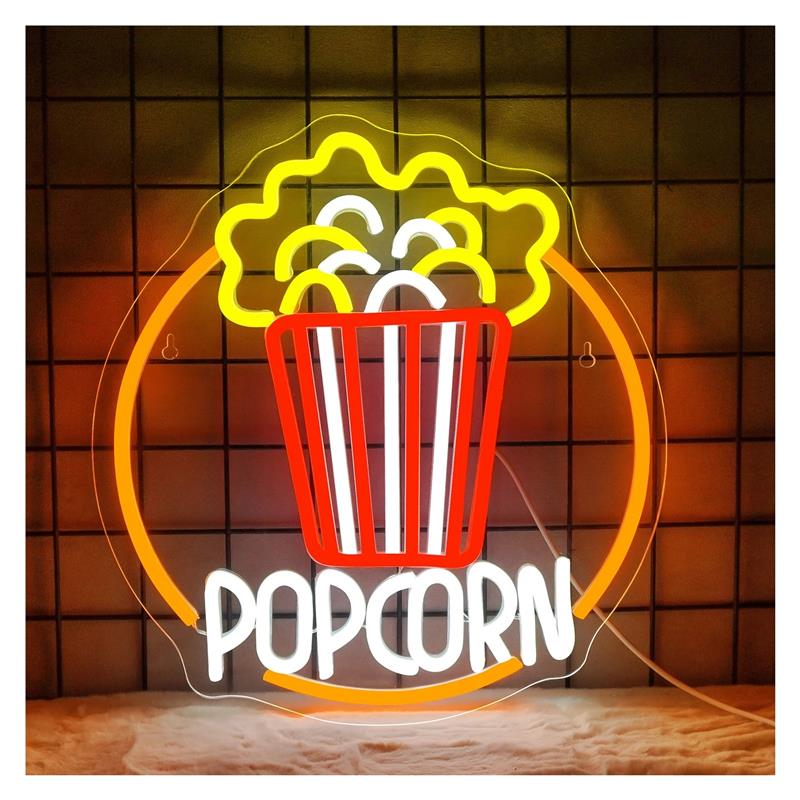 Lampe néon Popcorn à intensité - Home Cinema Today avis et prix