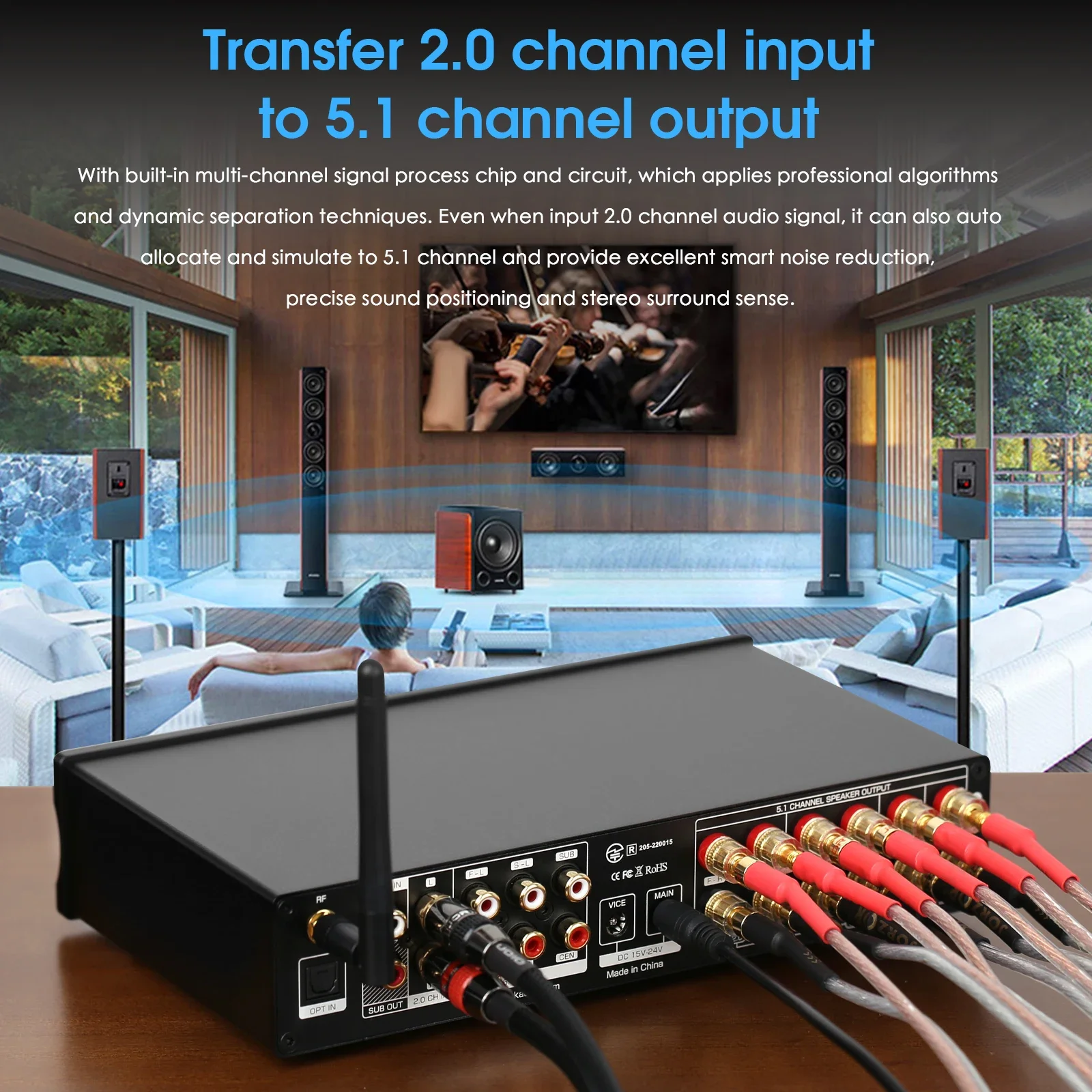 Douk Audio 5.1 canaux amplific - Home Cinema Onkyo 5.1 avis et prix