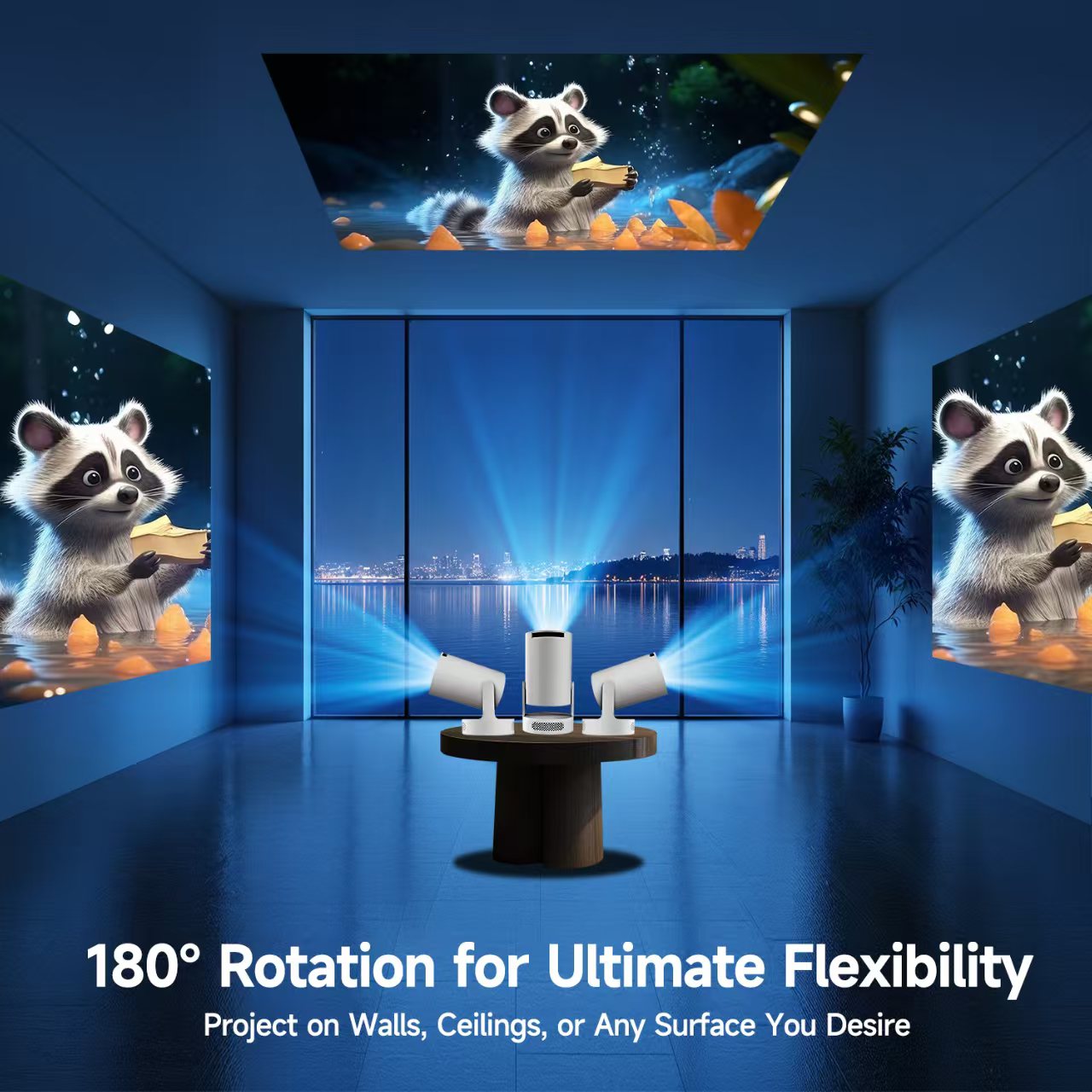 Mini projecteur portable HY300 - Home Cinema Setup avis et prix
