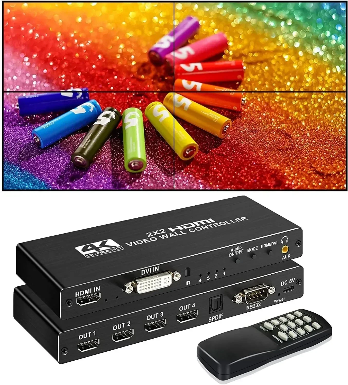 Contrôleur mural vidéo HDMI 4K - Home Cinema Video Processor avis et prix